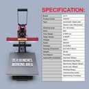 CUYI Auto-Open A3 Heat Press Machine Drawer Type