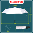 Sublimation Folded Umbrella White