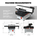 CUYI 9060 UV Flatbed Printer 3 HEADS F1080-A1🆕