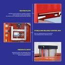 Pneumatic Double Stations Heat Press 39.5*47.4Inch(100*120CM)