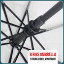 Sublimation Folded Umbrella White