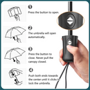 Sublimation Folded Umbrella White