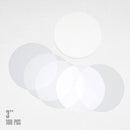 Transparent film for CUYI button pin badge 2.25 / 1.75 / 3 Inch (100pcs/pack)
