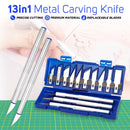 13 in 1 Metal Carving Knife With Blade Replaceable