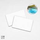 QUAFF Sublimation Name Card White (glitter）0.2mm