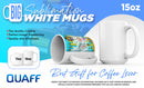 Quaff Big Sublimation Ceramic Mugs 15oz [36pcs]
