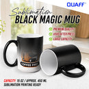Quaff Big Magic Mug Black(Glossy) 15OZ