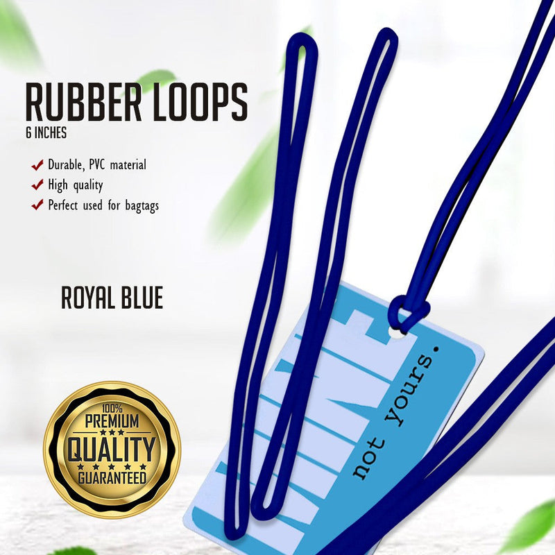 Rubber Loops For Bag Tags 100pcs