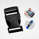 100pcs Black Button Dig Side Release Buckle For Id Lace Making