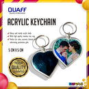 Photo Insert Acrylic Keychain Openable Key Chain 100 Pcs Pack