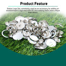 ID Button Logo Set 1/2 Inch & 3/4 inch [100 Sets]