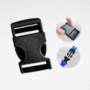 100pcs Black Button Dig Side Release Buckle For Id Lace Making