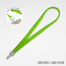 1.5cm Shiny Id Lace With Plastic Hook 5 Pcs