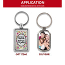 Sublimation Printable Blank Metal Keychain No Print