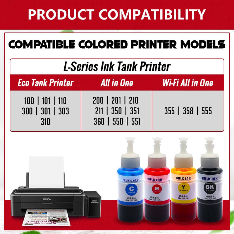 Refill Ink 003 For Ep L3110 L3210 L1110 L1210 L1250 L3116 L3216 L3150 L3250 L3156 L5190 L5290