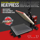 A4 CUYI Auto Open Heat Press Machine Drawer Type