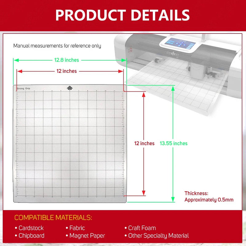 Replacement Cutting Mat 12x12inch