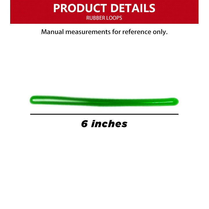 Rubber Loops For Bag Tags 100pcs