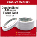 Double Sided Adhesive Tissue Tape 10 Mm X 20 Yards