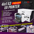 Cuyi 4in1 A3 UV Printer i3200(8)-U1HD 🆕