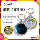 Photo Insert Acrylic Keychain Openable Key Chain 100 Pcs Pack