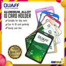 5pcs Vertical Aluminum Alloy Id Holder Jacket Case Protector 86x54mm