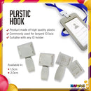 100pcs Id Hook For Lace Lanyard Making G-Hook Ordinary Plastic Trapezoid