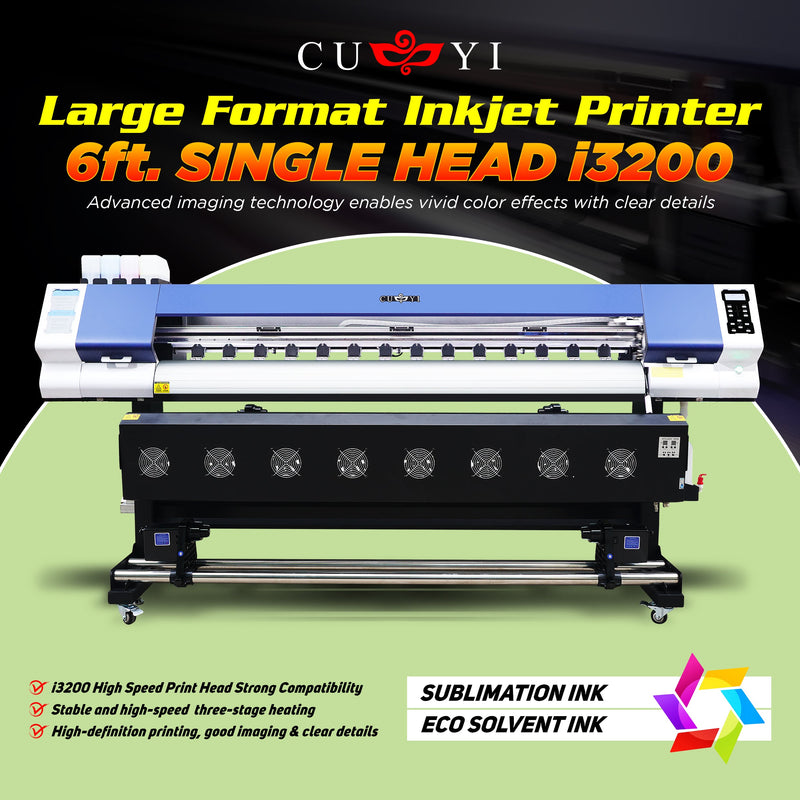 Large Format Inkjet Printer 6ft i3200 head