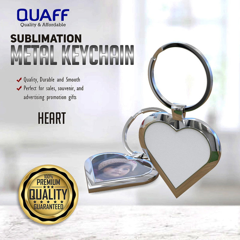 Sublimation Printable Blank Metal Keychain No Print