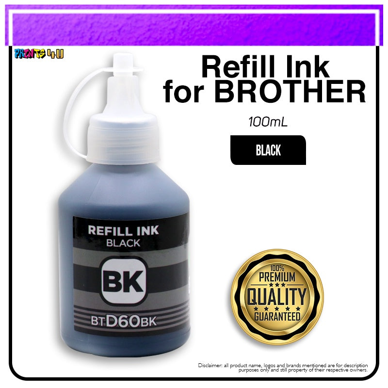 Refill Ink For Brother Printer T300 T310 T500w T510w T700 T710w T800w T80w T910w T4000dw T4500w