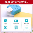 3in1 R4mm R7mm R10mm Corner Rounder Puncher Paper Photo Scrapbooking Tools For Diy Crafts