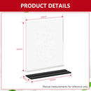 Acrylic Table Card with Black Stand