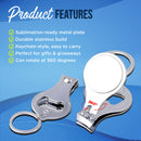Sublimation 2in1 Nail Cutter with Bottle Opener