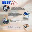 3.7inch Rubber Roller Blue