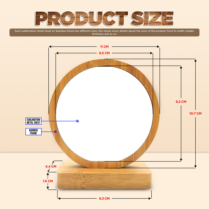 Sublimation Bamboo Frame