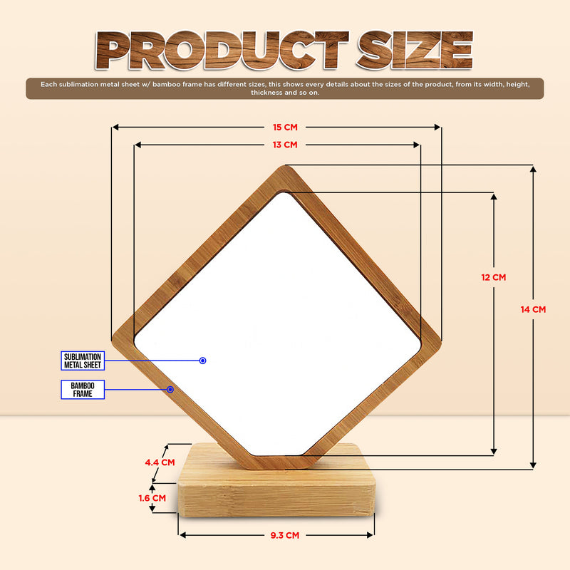 Sublimation Bamboo Frame