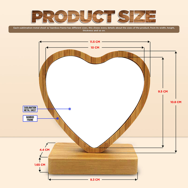 Sublimation Bamboo Frame