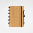 Bamboo Spring Notebook with KRAFT Pen 14cm*18cm