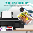 Calling Card Paper White Glitter