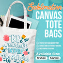 Canvas Tote Bags (White)