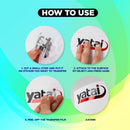 QUAFF Transfer Tape Glossy  24" with white backing