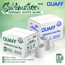 Sublimation White Mugs 11oz QUAFF [36PCS]