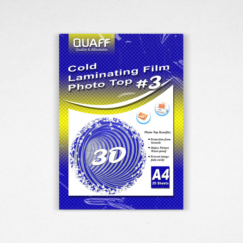 Cold Laminating Film Photo Top