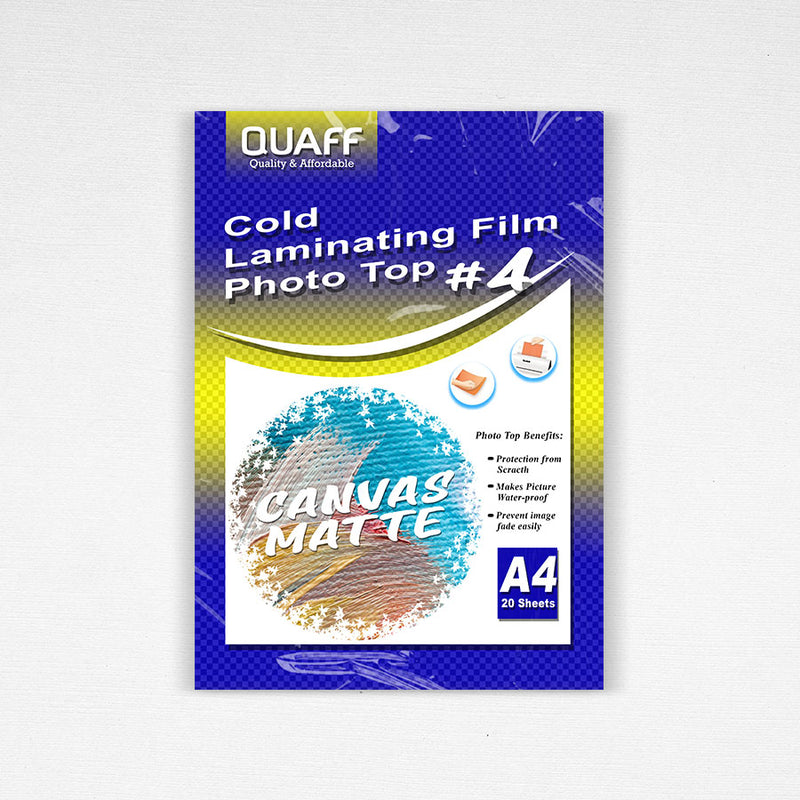 Cold Laminating Film Photo Top