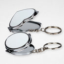 Sublimation Compact Mirror Keychain