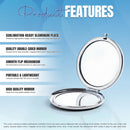 Sublimation Portable Compact Mirror 2.4 inch (Silver)