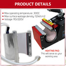 CUYI Heating Pad for Mug Press