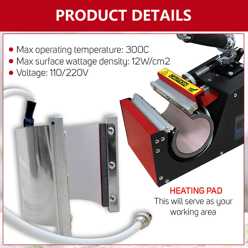 CUYI Heating Pad for Mug Press