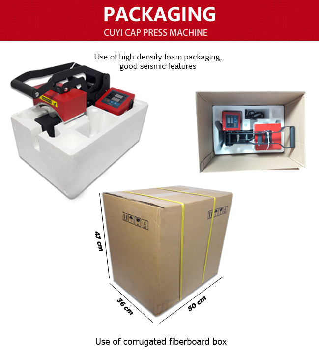 CUYI Cap Heat Press Machine (2ND GEN)