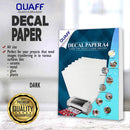 DECAL PAPER A4 FOR INKJET PRINTER